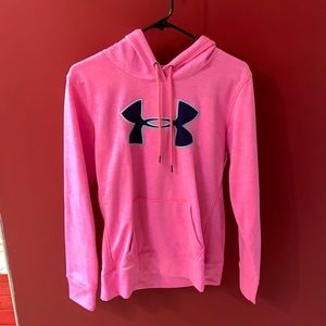Under Armour Pink Hoodie, Size Medium